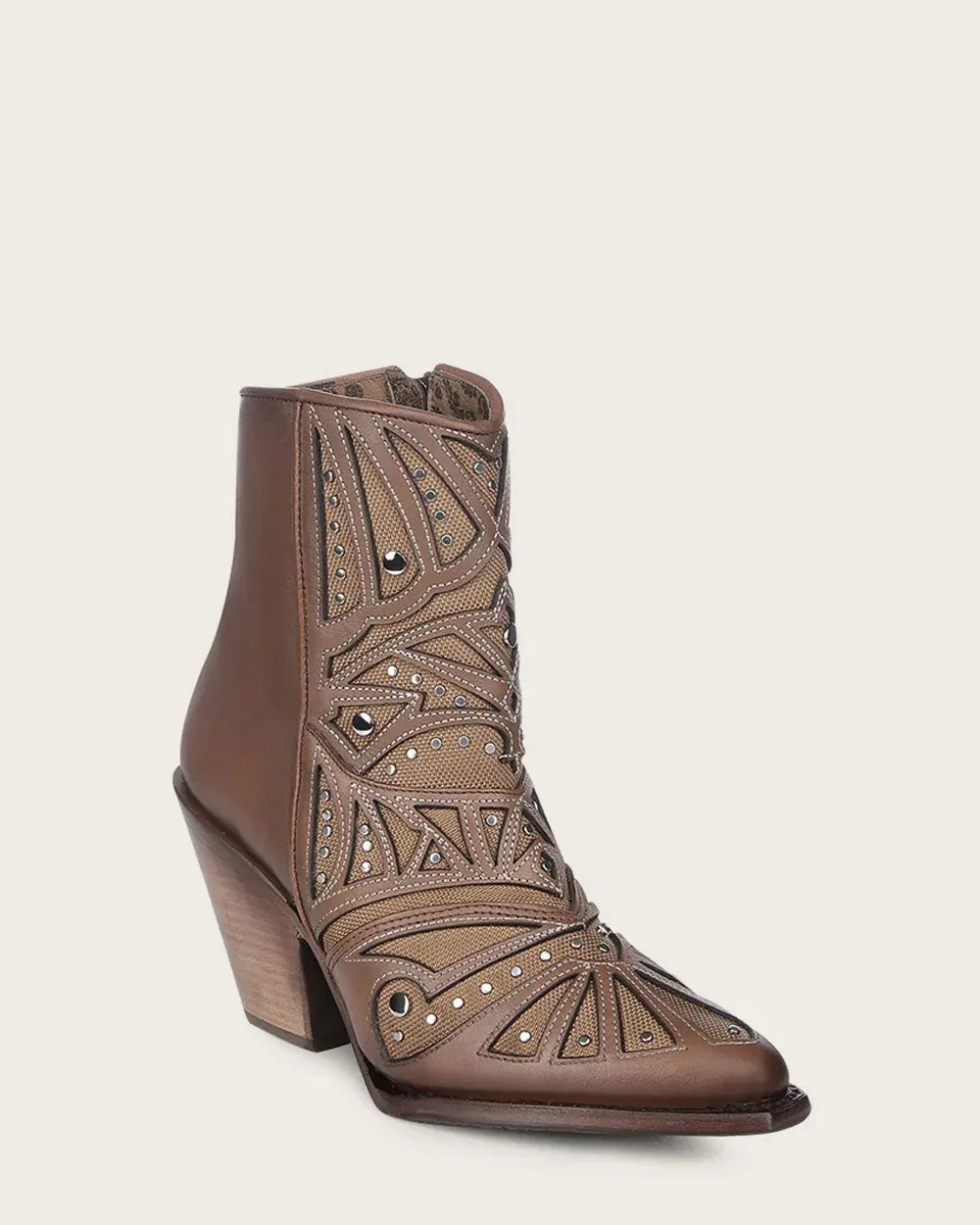 Ankle high heel honey bootie