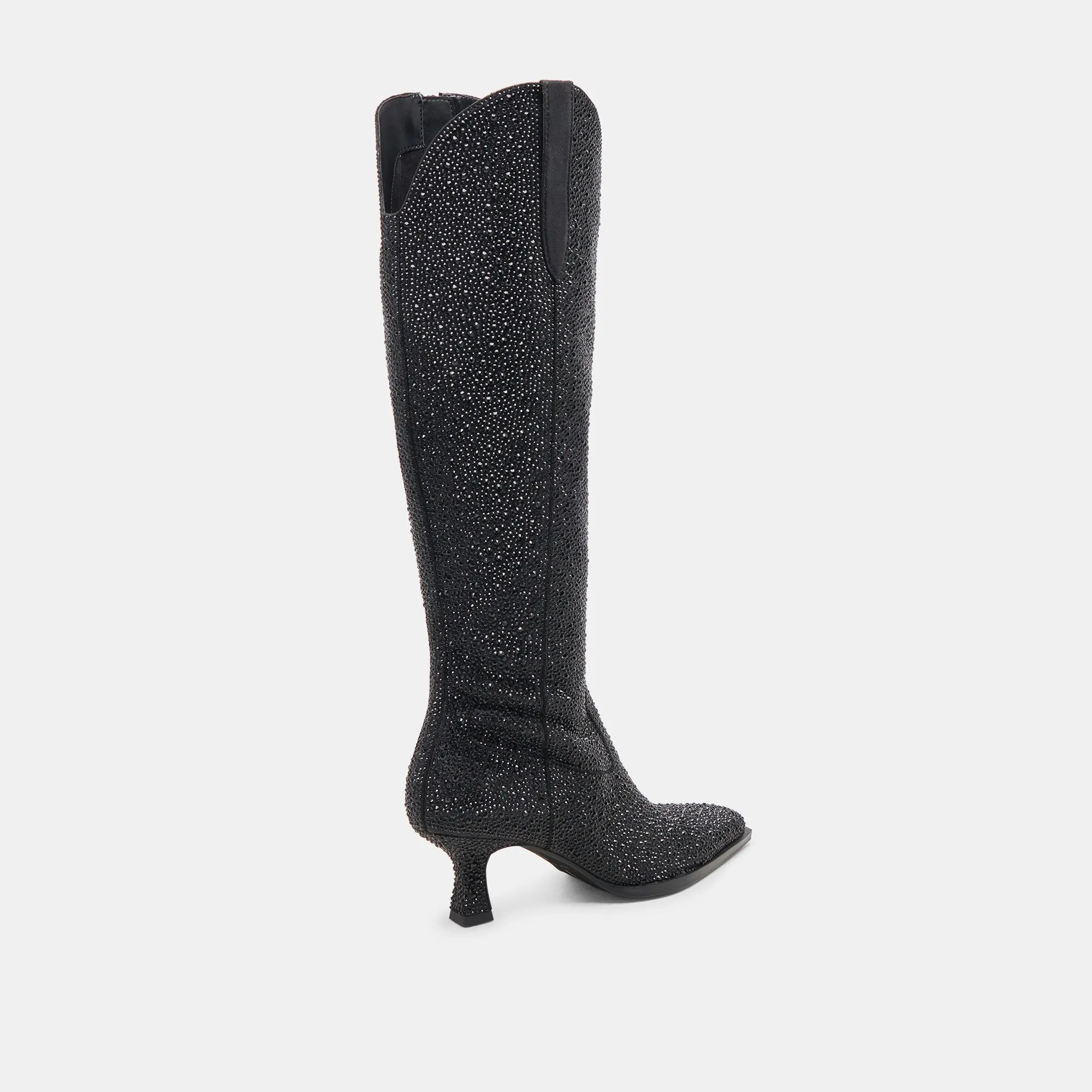 ARIANA CRYSTAL BOOTS BLACK METALLIC CRYSTAL