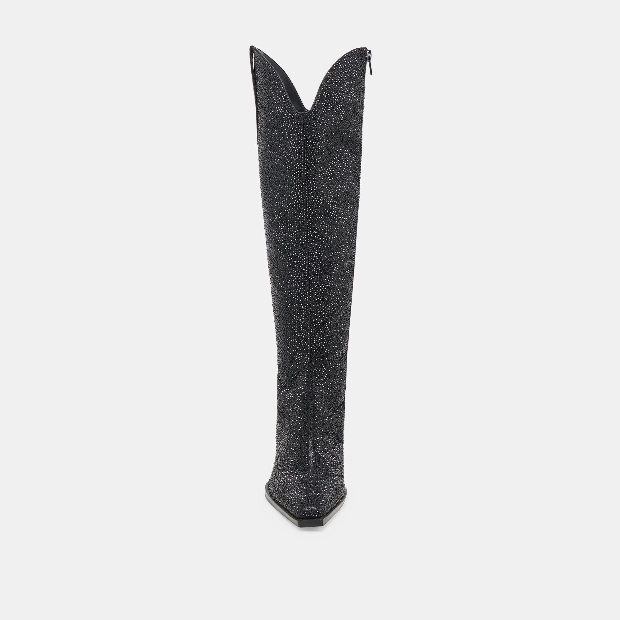 ARIANA CRYSTAL BOOTS BLACK METALLIC CRYSTAL