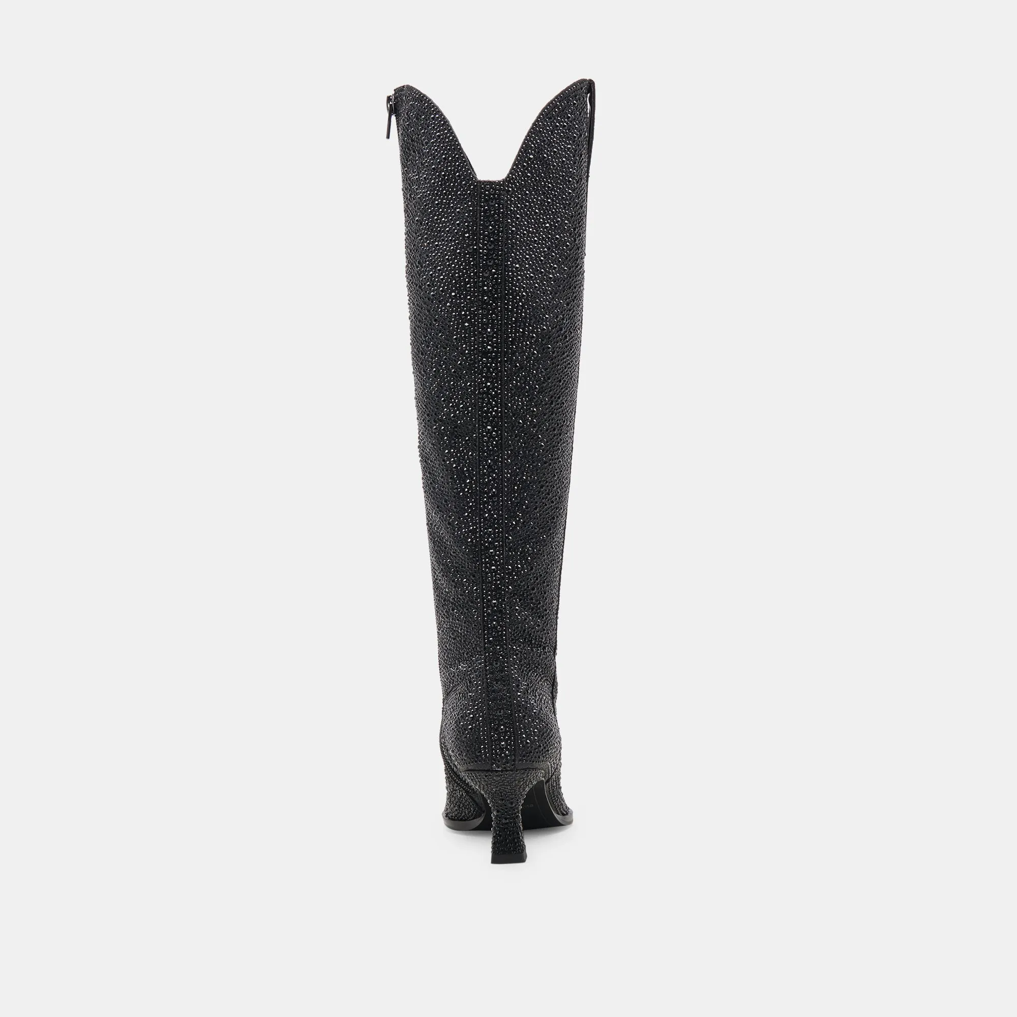 ARIANA CRYSTAL BOOTS BLACK METALLIC CRYSTAL