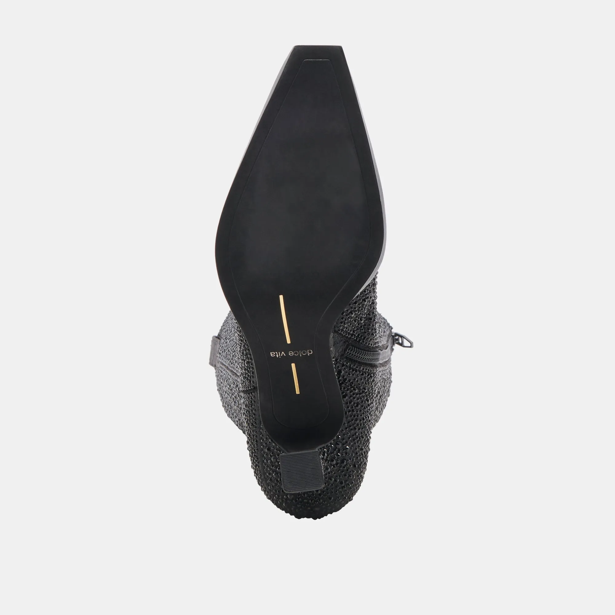 ARIANA CRYSTAL BOOTS BLACK METALLIC CRYSTAL