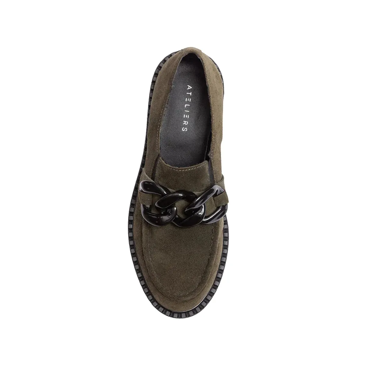 Ateliers Women's Kenya Loafers- Olive