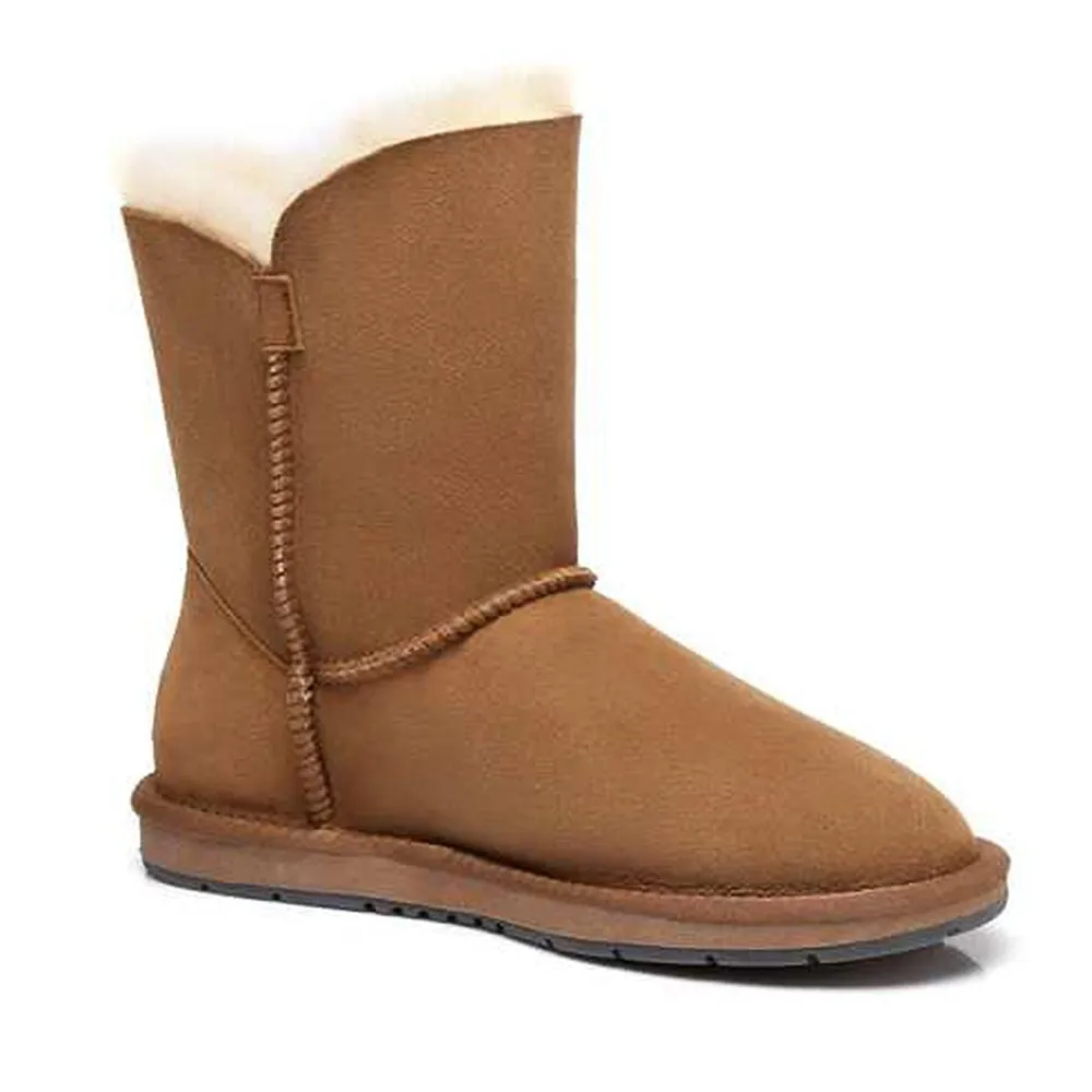 Australian Shepherd UGG® Boots Metal Turn Button with Crystal Short Layton, Diamond Boots #15561