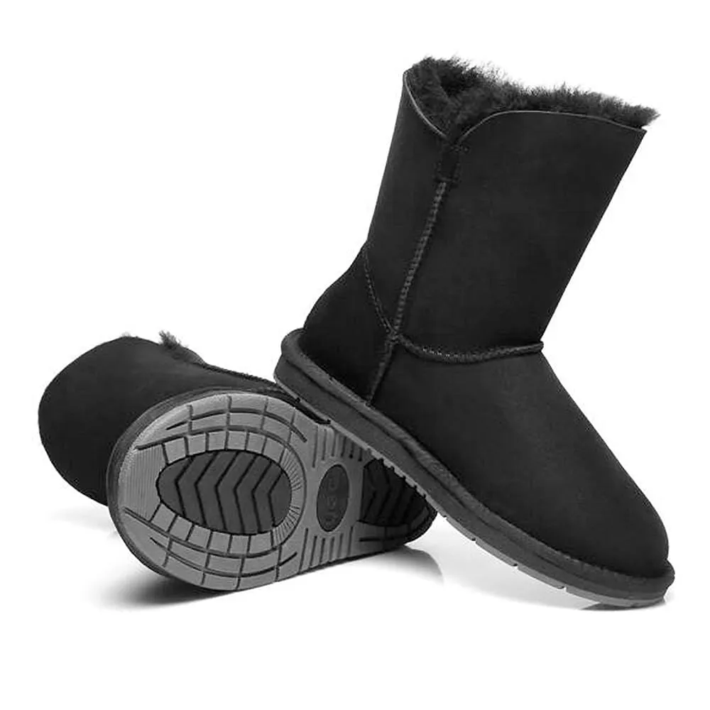 Australian Shepherd UGG® Boots Metal Turn Button with Crystal Short Layton, Diamond Boots #15561