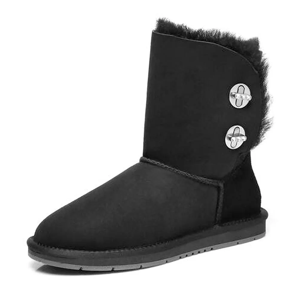 Australian Shepherd UGG® Boots Metal Turn Button with Crystal Short Layton, Diamond Boots #15561