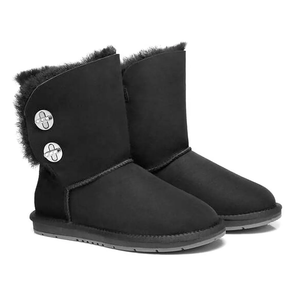 Australian Shepherd UGG® Boots Metal Turn Button with Crystal Short Layton, Diamond Boots #15561