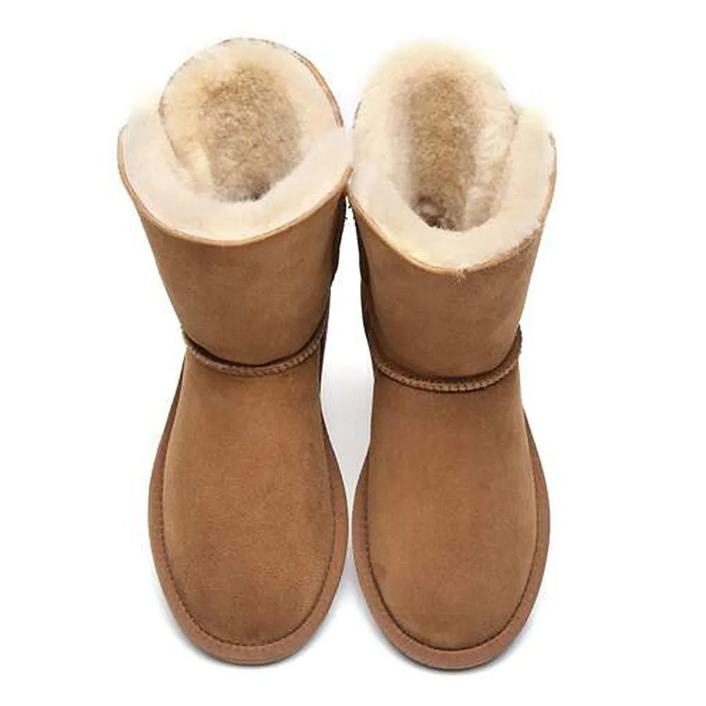 Australian Shepherd UGG® Boots Metal Turn Button with Crystal Short Layton, Diamond Boots #15561