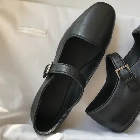 binfenxie 2024 Spring Autumn Designer Women Flats Shoes Fashion Ladies Buckle Loafer Shoes Female Elegant Shoes