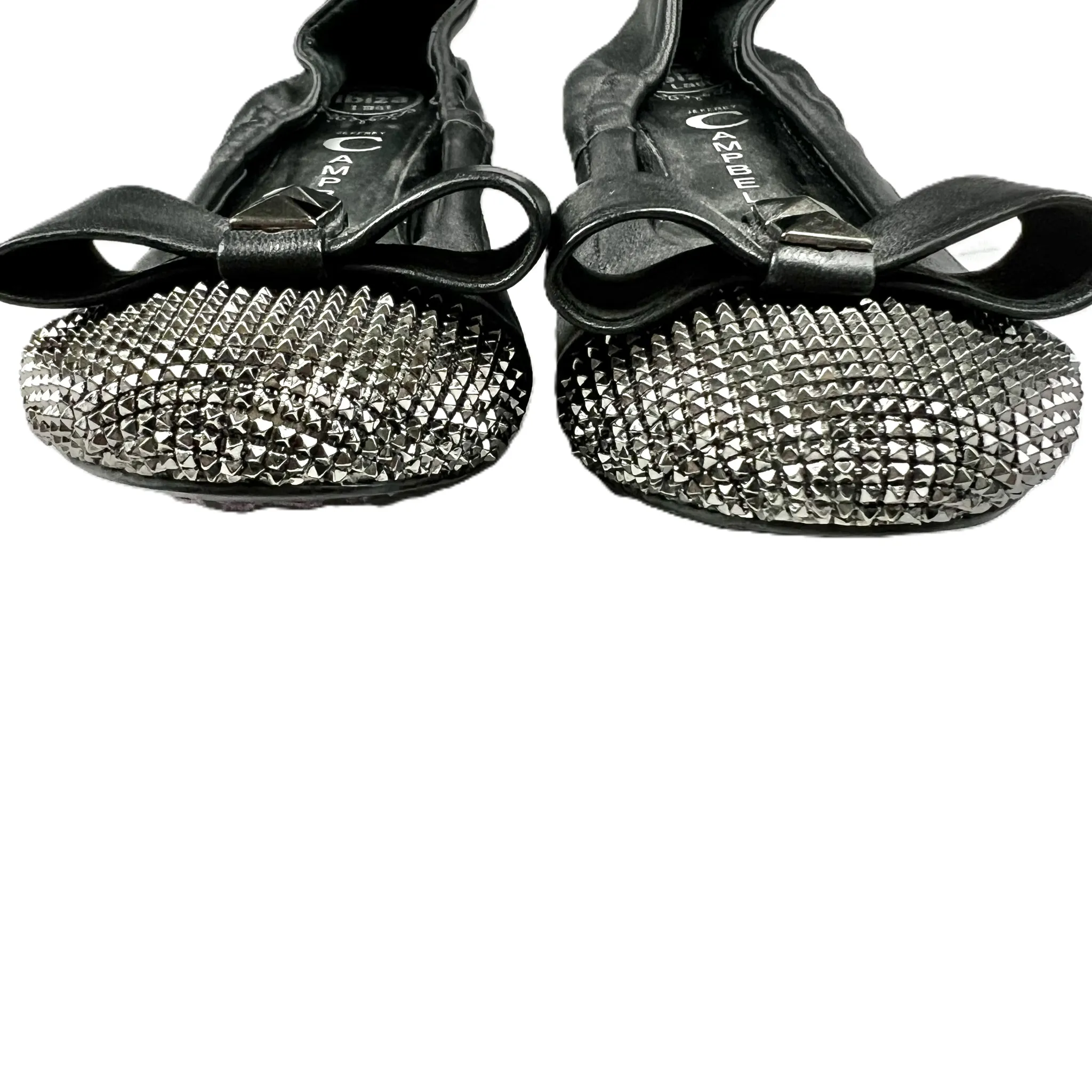 Black Silver Shoes Designer By Jeffery Campbell, Size: 6