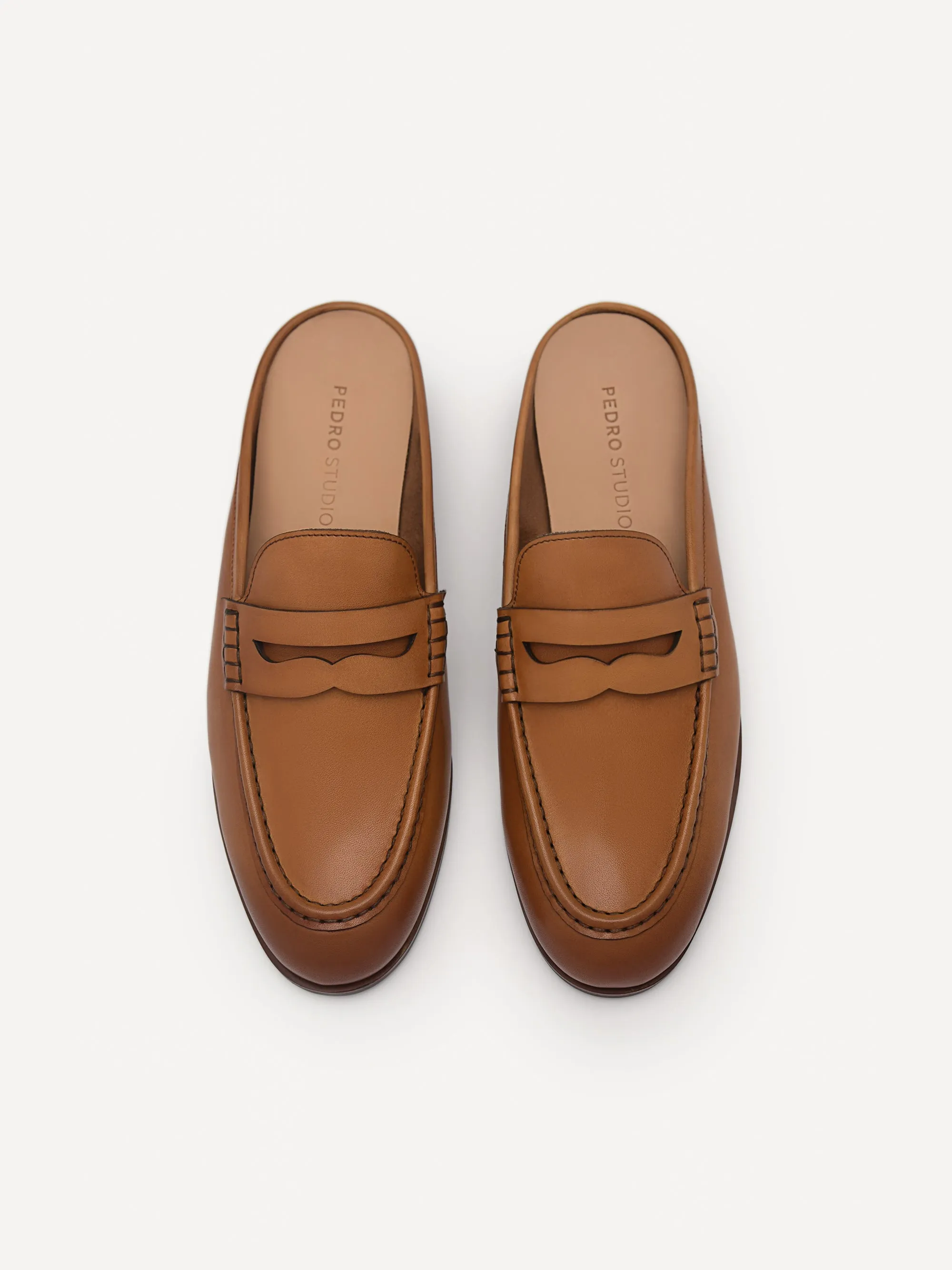 Blake Leather Penny Loafer Mules