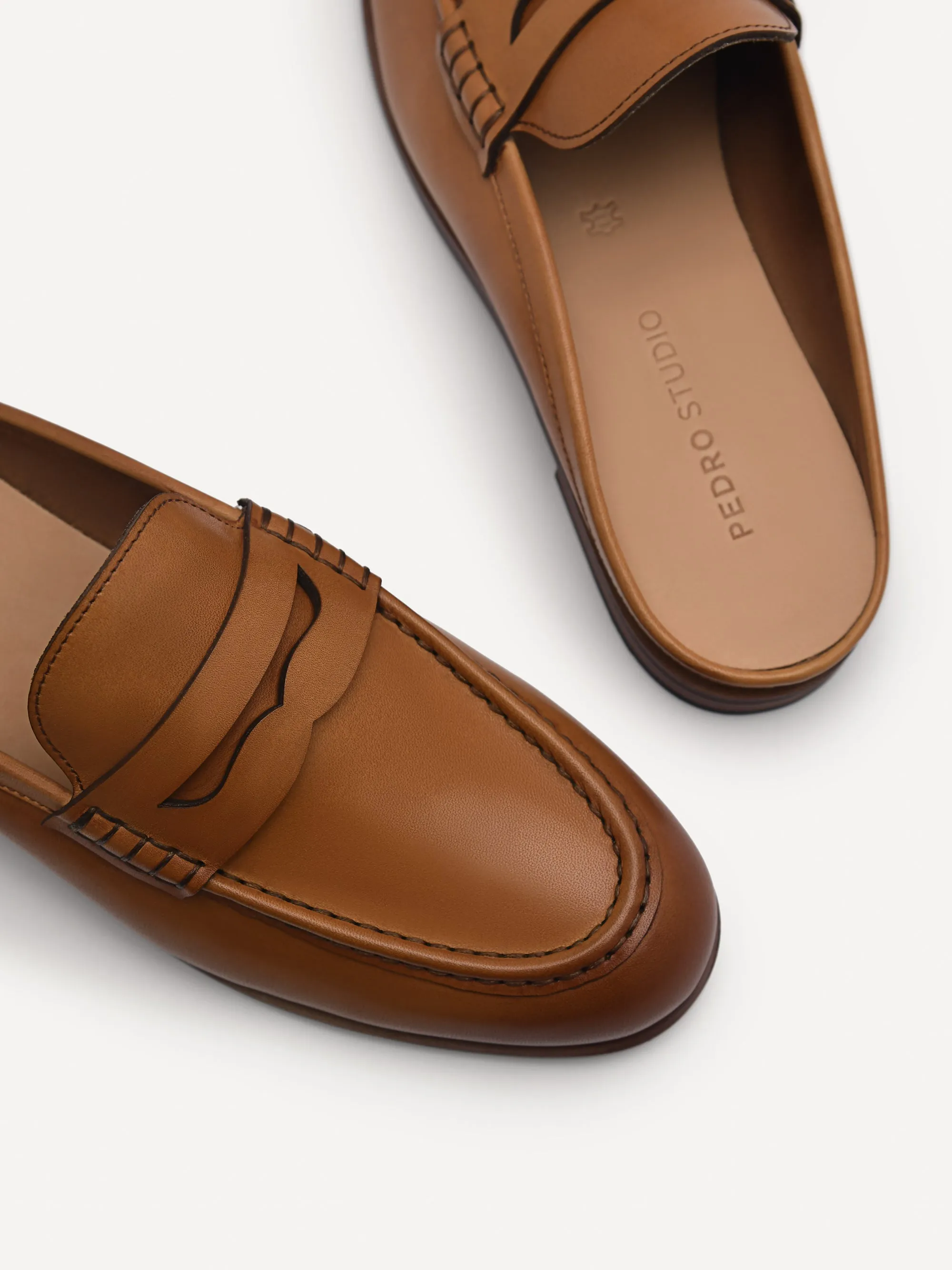 Blake Leather Penny Loafer Mules