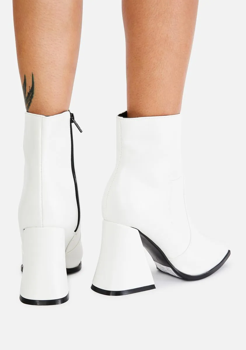 Boo Call My Assistant Ankle Boots
