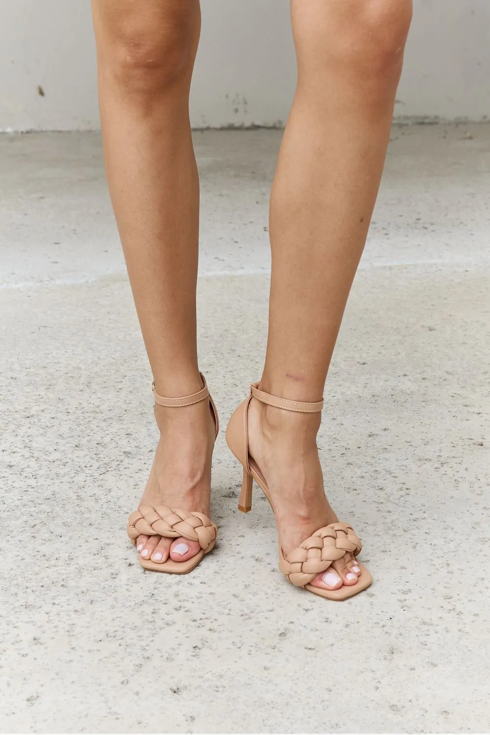 Braided Strappy Heels