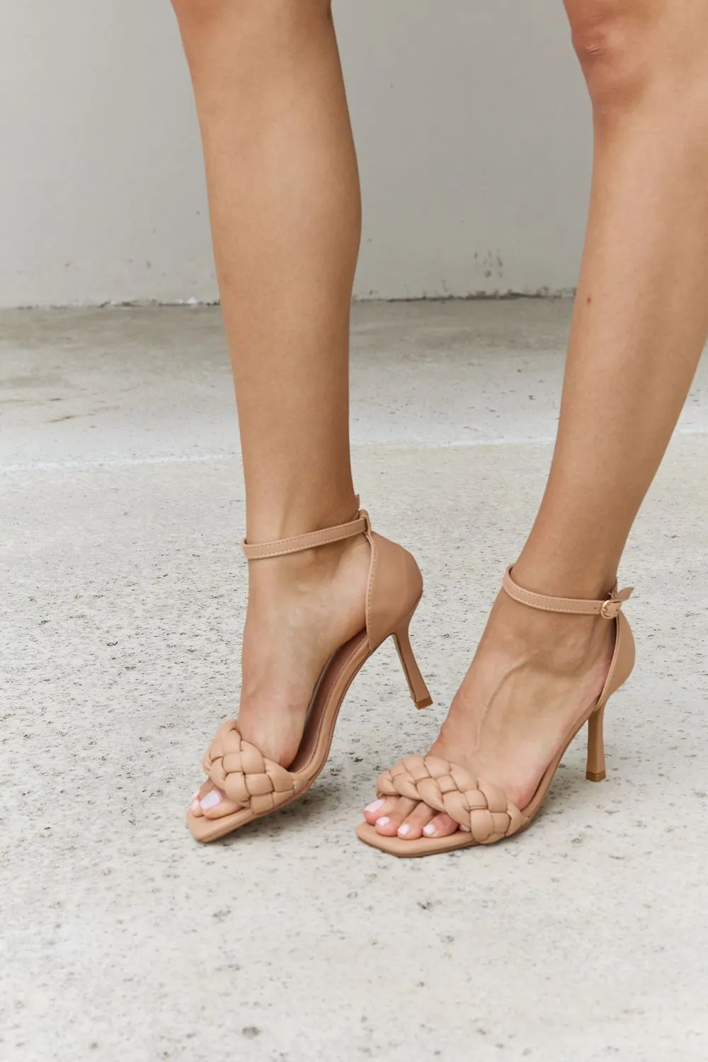 Braided Strappy Heels