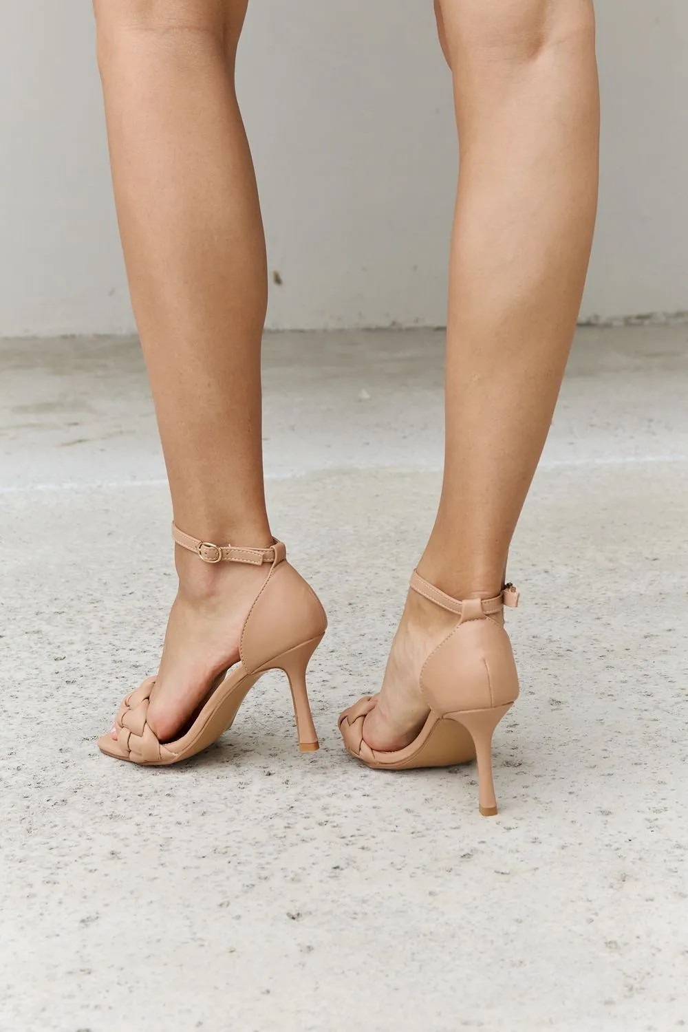 Braided Strappy Heels