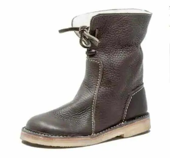brand women boots round toe chic Fashion