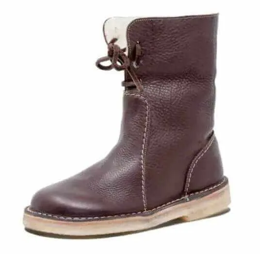 brand women boots round toe chic Fashion