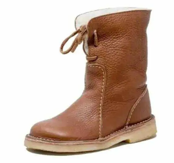 brand women boots round toe chic Fashion