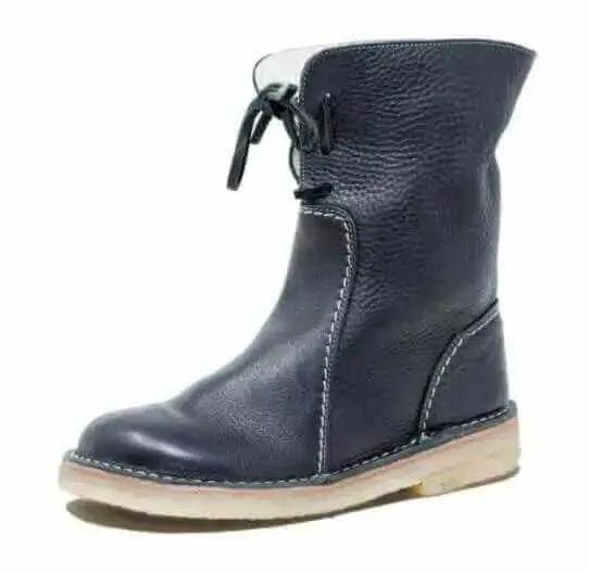 brand women boots round toe chic Fashion