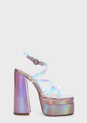 Bubblegum Spoiled Pretty Platform Heels