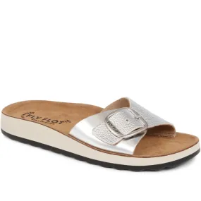 Buckle-Detailed Slip-On Sandals - FLY37049 / 323 228