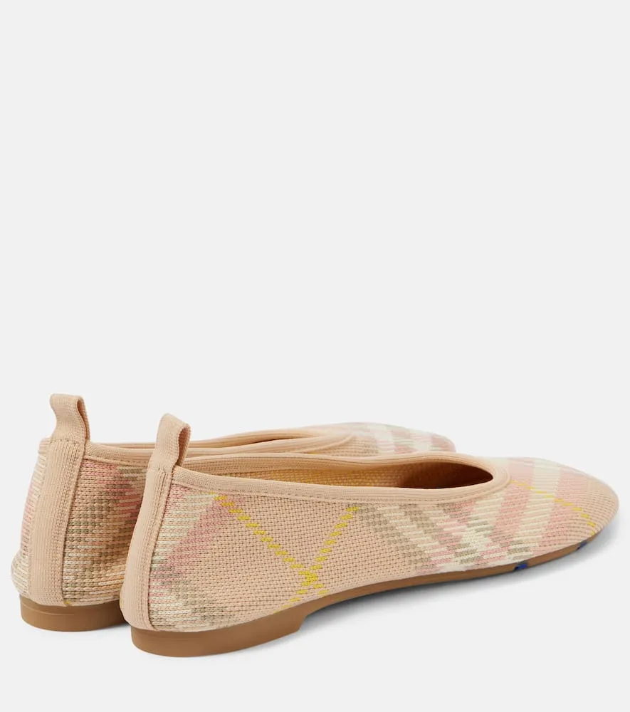 Burberry Checked ballet flats