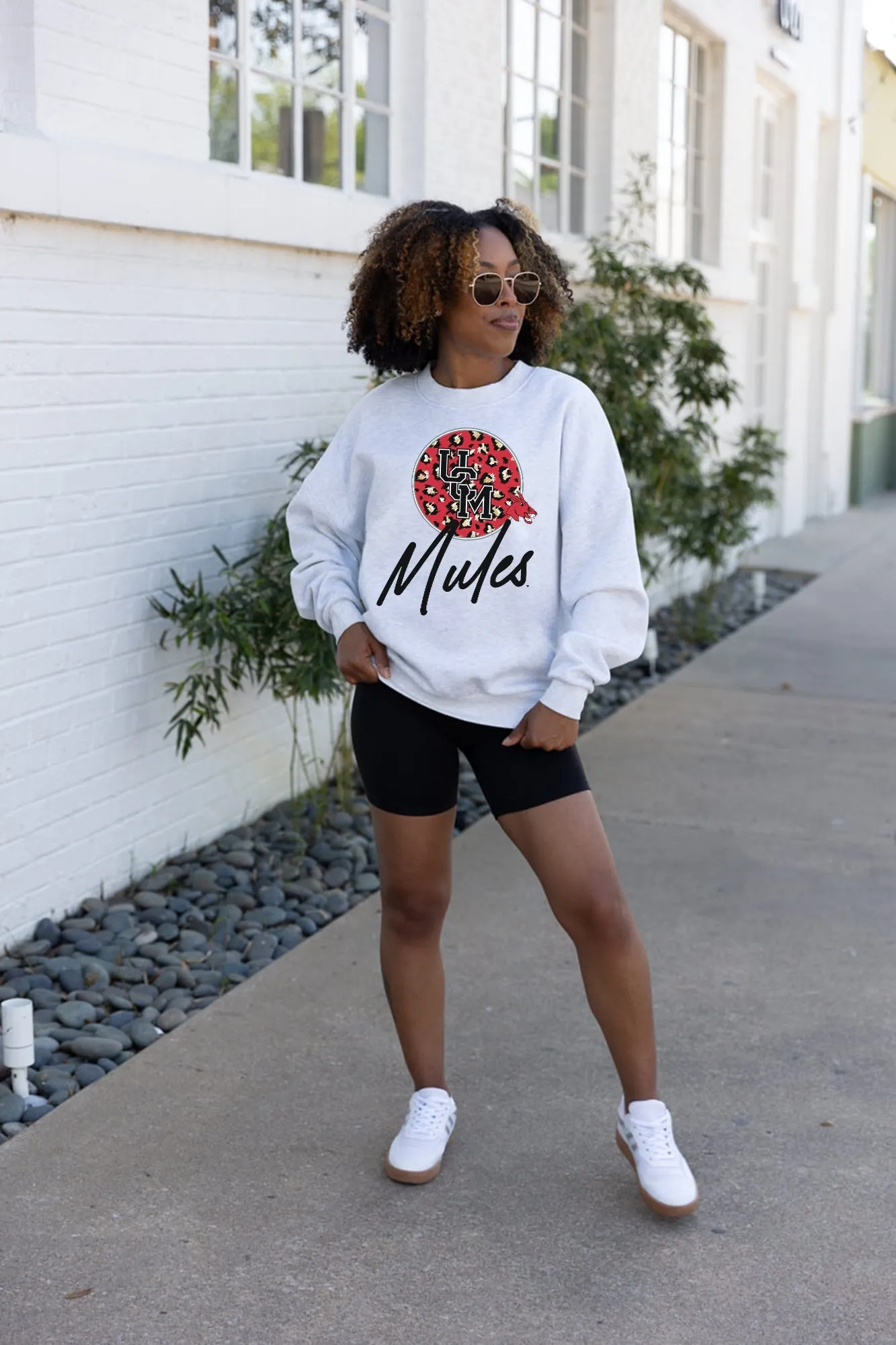 CENTRAL MISSOURI MULES GOING WILD PREMIUM FLEECE DROP SHOULDER CREWNECK PULLOVER