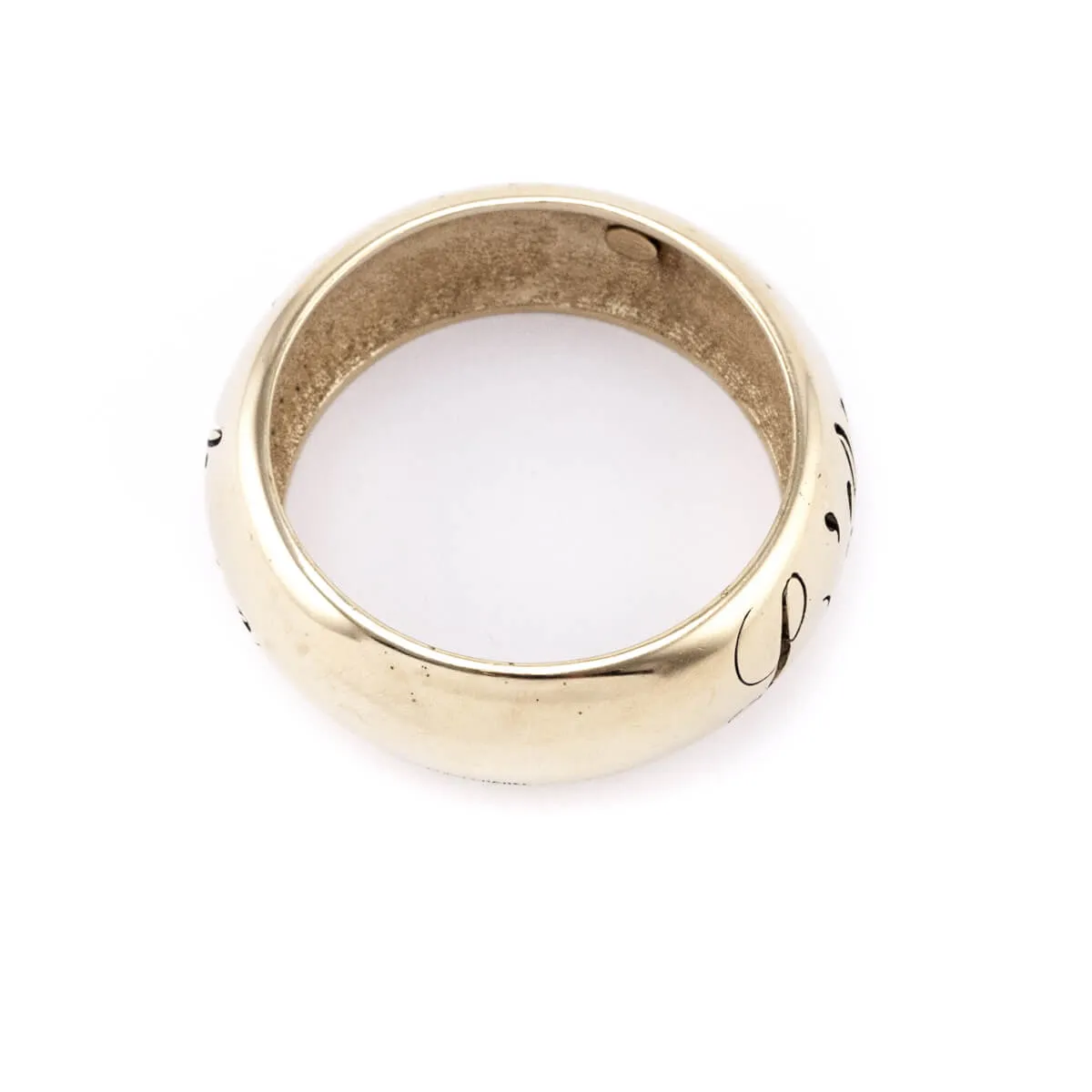 Chanel Gold-Plated L'Elegance C'est La Ligne Bangle