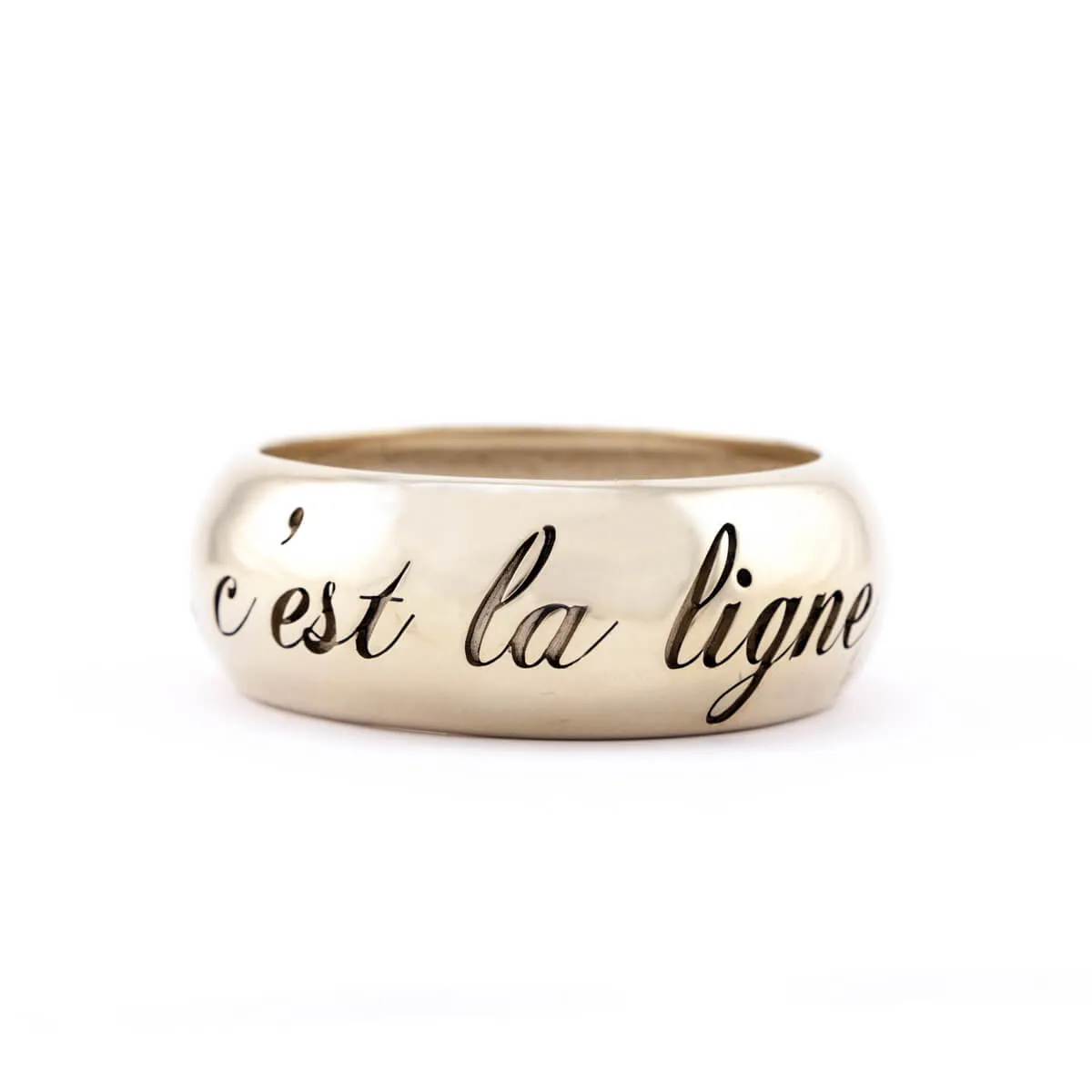 Chanel Gold-Plated L'Elegance C'est La Ligne Bangle