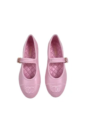 Chanel Mary Jane Ballet Flats in Rose