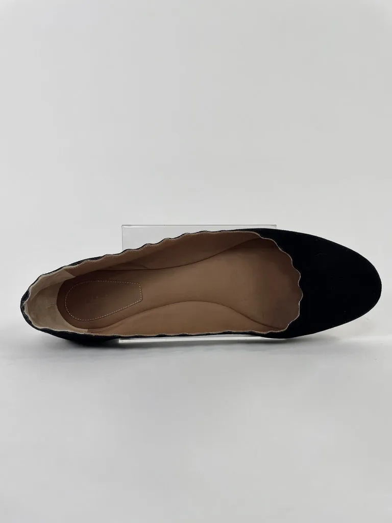 Chloé Lauren Scalloped Ballet Flat
