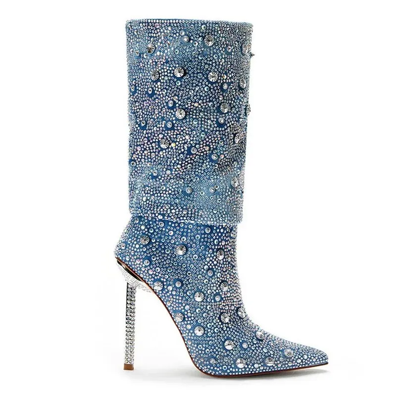 Cowboy Crystal Diamond Boots