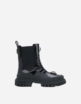 Crystal-Embellished Boots