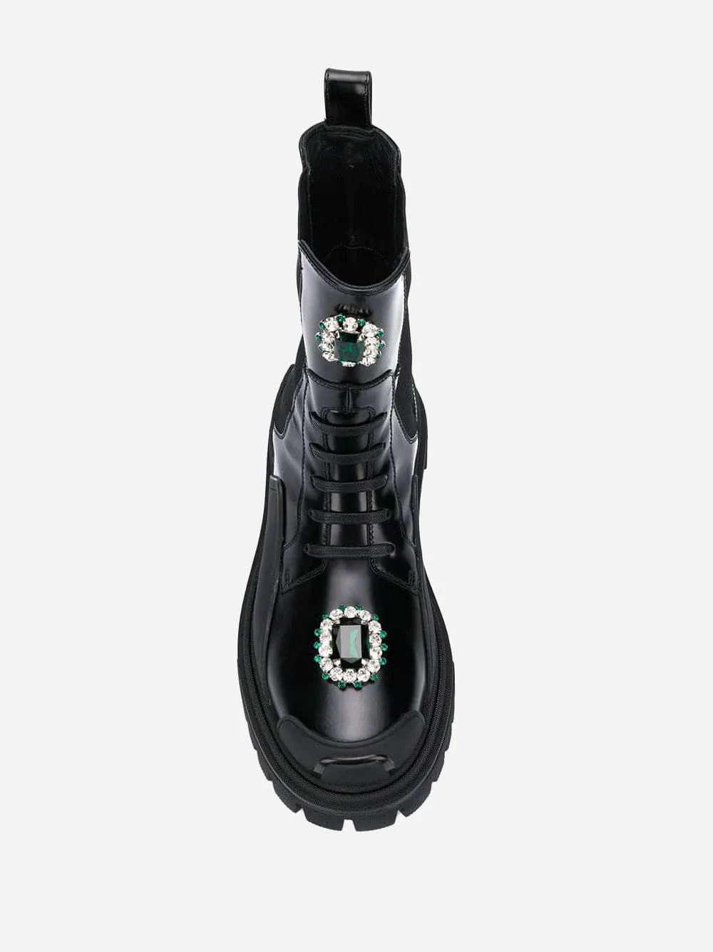 Crystal-Embellished Boots