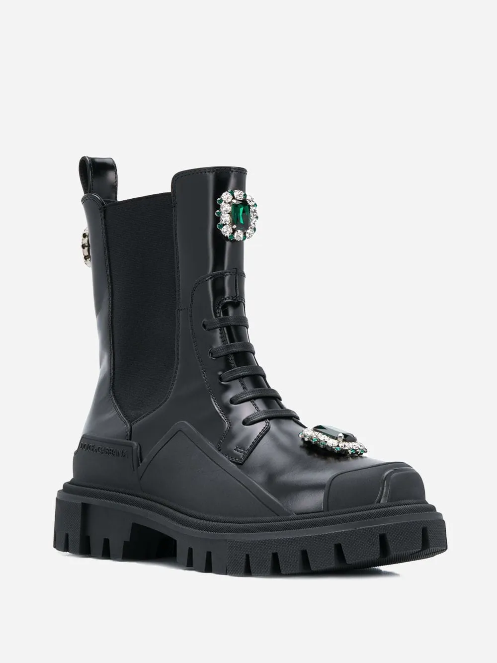 Crystal-Embellished Boots