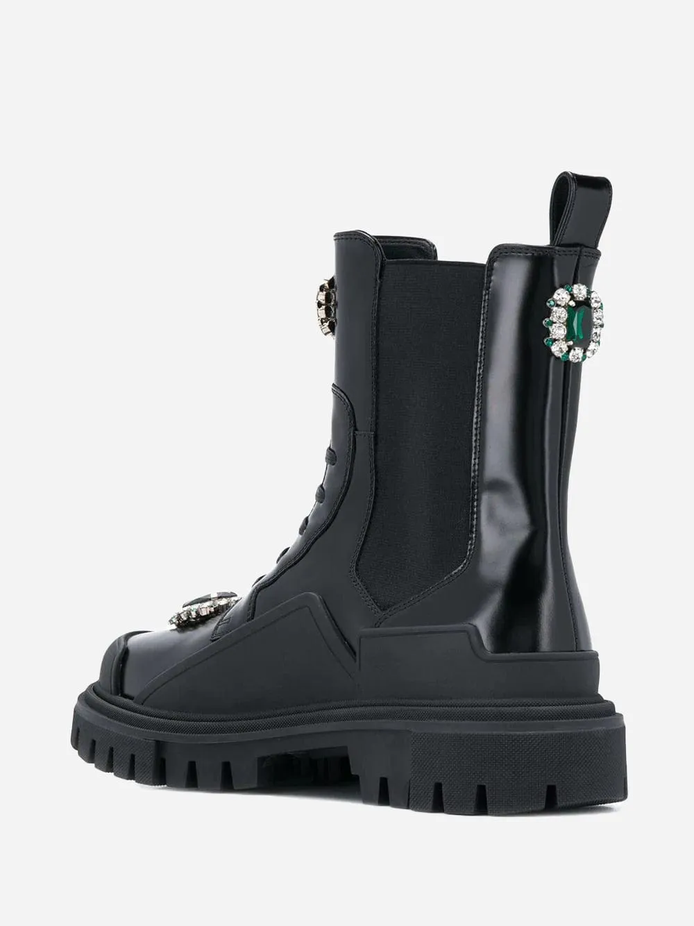 Crystal-Embellished Boots