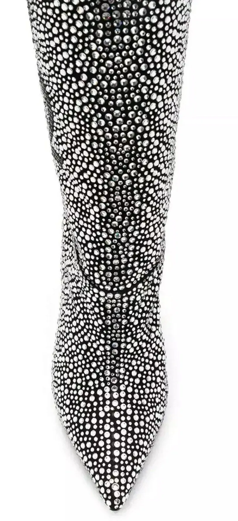 Crystal Studded Logo Boots