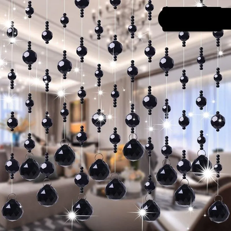 Elegant Crystal Beaded Room Divider Curtain for Luxurious Home Aesthetics