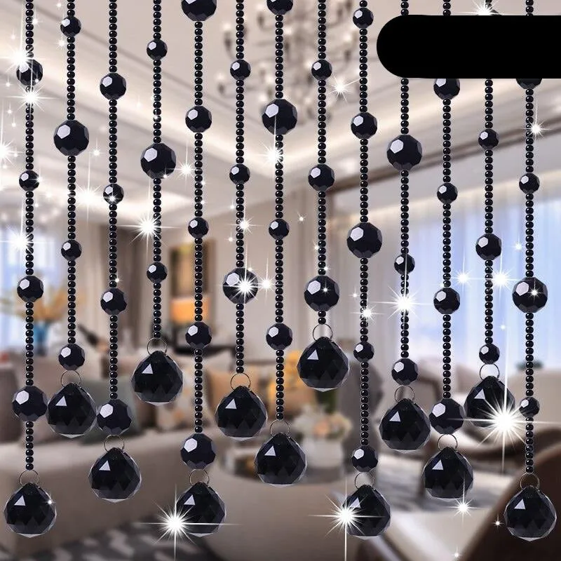 Elegant Crystal Beaded Room Divider Curtain for Luxurious Home Aesthetics