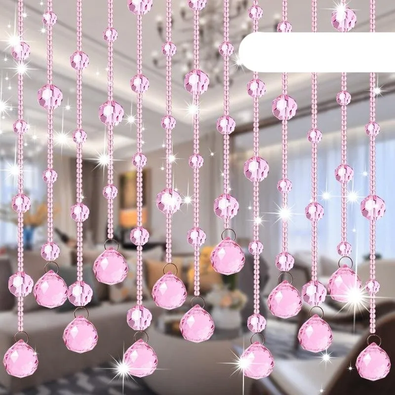 Elegant Crystal Beaded Room Divider Curtain for Luxurious Home Aesthetics