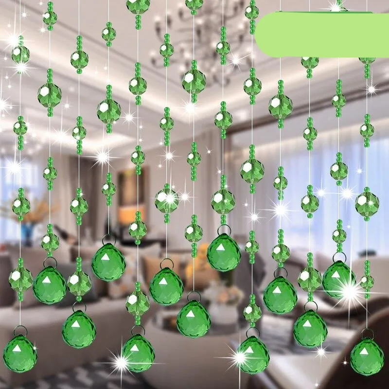 Elegant Crystal Beaded Room Divider Curtain for Luxurious Home Aesthetics