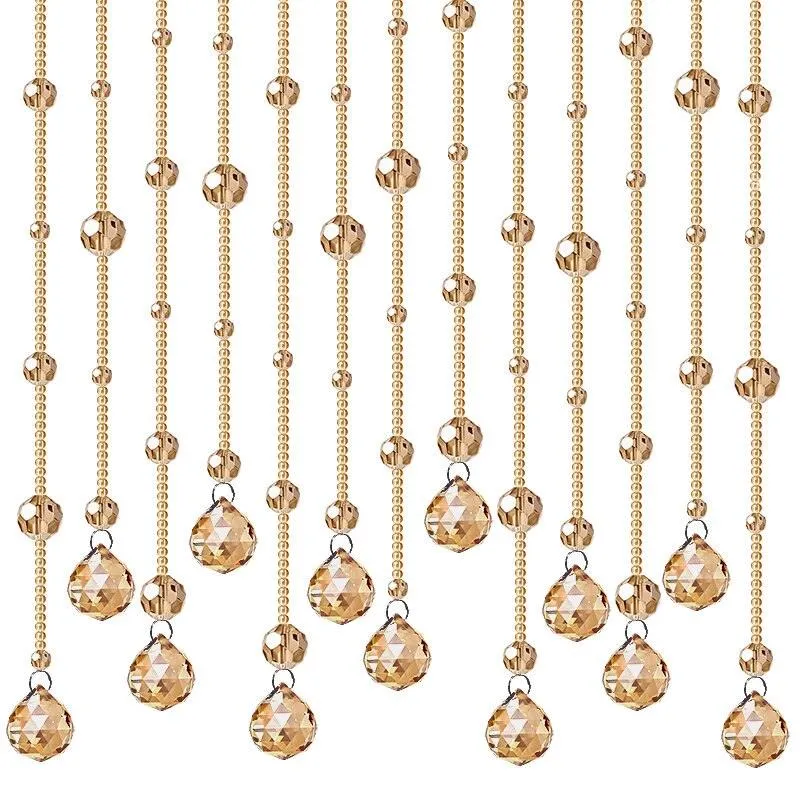 Elegant Crystal Beaded Room Divider Curtain for Luxurious Home Aesthetics