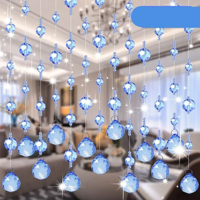 Elegant Crystal Beaded Room Divider Curtain for Luxurious Home Aesthetics