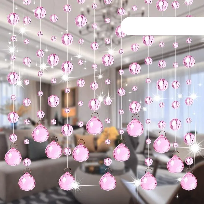 Elegant Crystal Beaded Room Divider Curtain for Luxurious Home Aesthetics