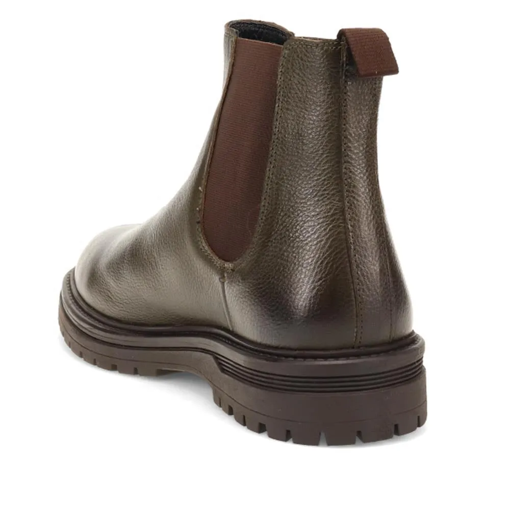 Ethan Casual Leather Ankle Boots - ETHAN / 326 399