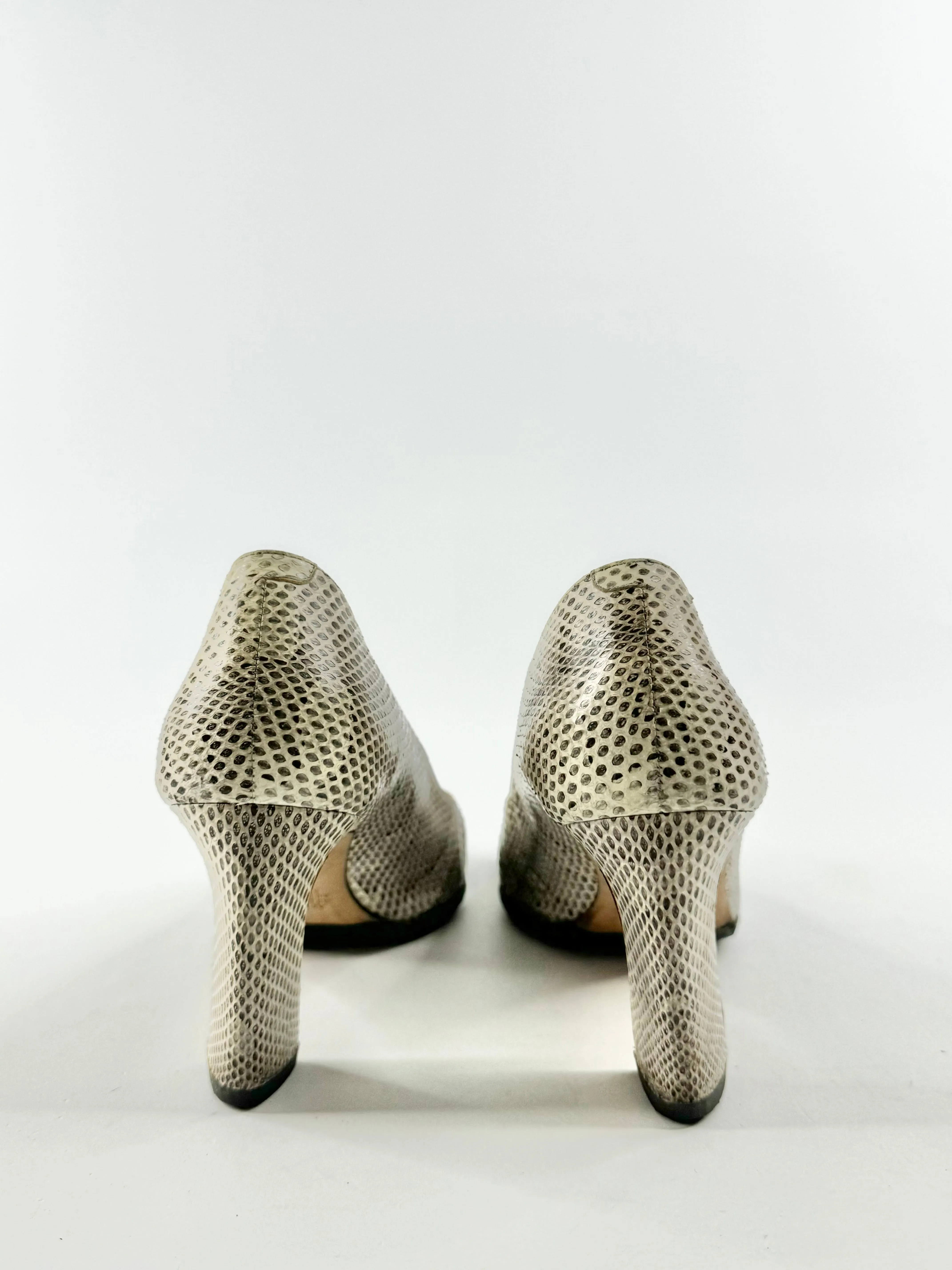 Filippo Raphael 'Roccia Snake' Pattern Pumps - EU38