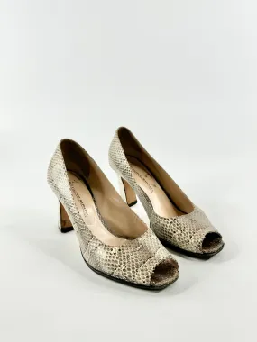 Filippo Raphael 'Roccia Snake' Pattern Pumps - EU38