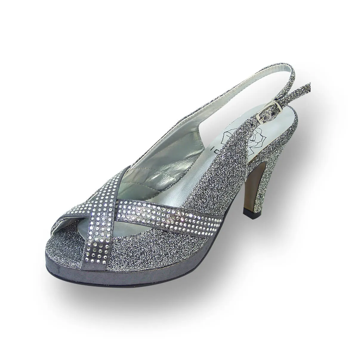 FLORAL Tiffany Women's Wide Width Platform Dress Heeled Sandals