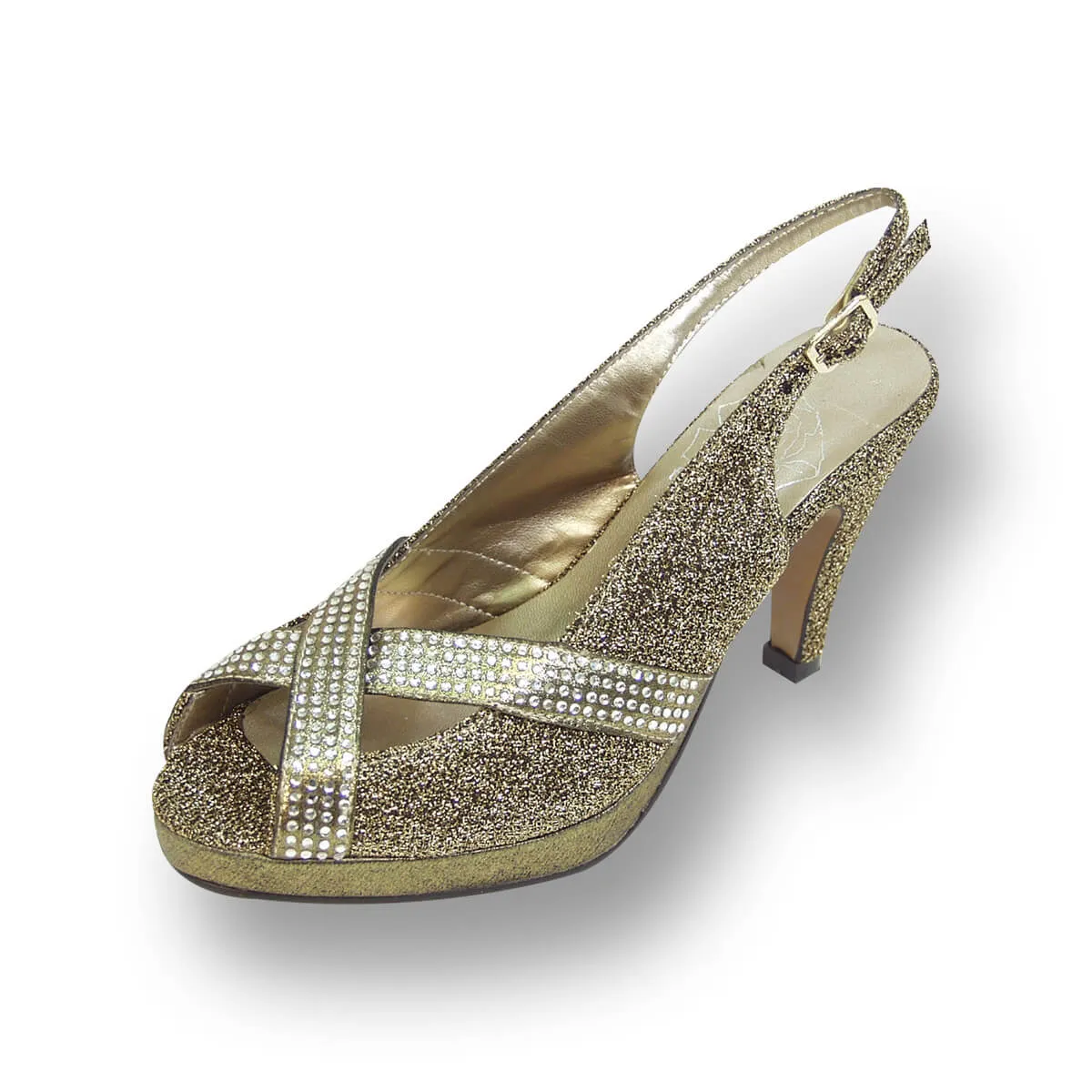 FLORAL Tiffany Women's Wide Width Platform Dress Heeled Sandals