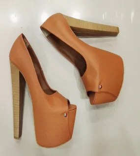 Ginger Peep toe Super Platform 20 cm High Heels Ginger Peep toe Super Platform 20 cm High Heels